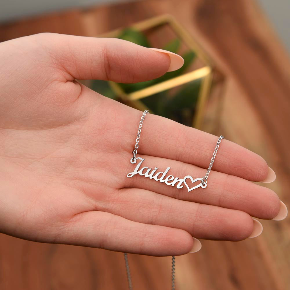 Heart Name Necklace